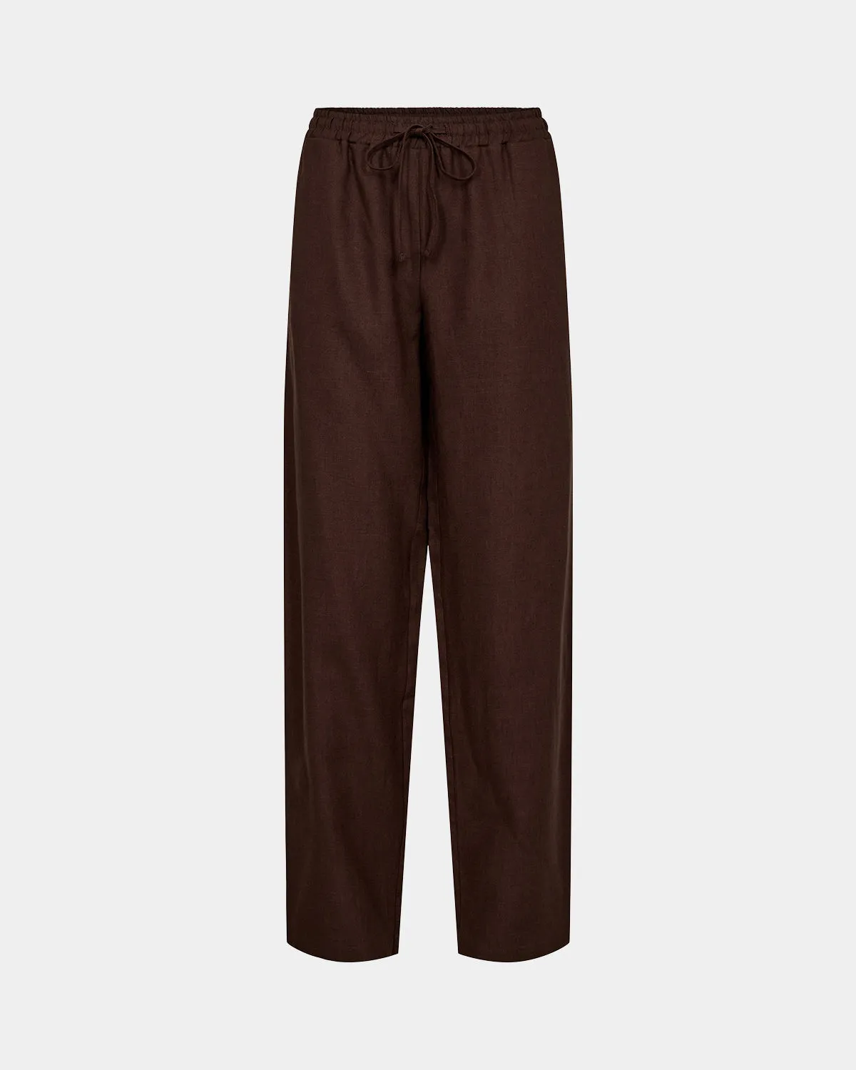 ABIGAILESW TROUSERS - Chocolate brown