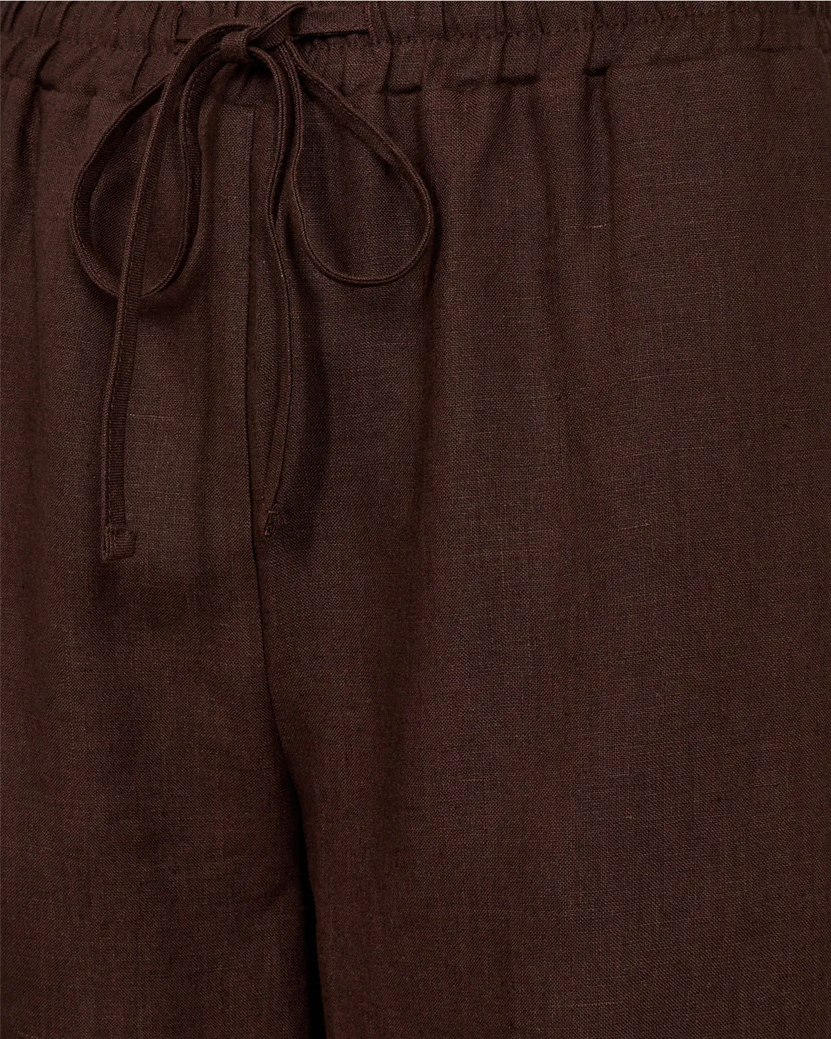 ABIGAILESW TROUSERS - Chocolate brown