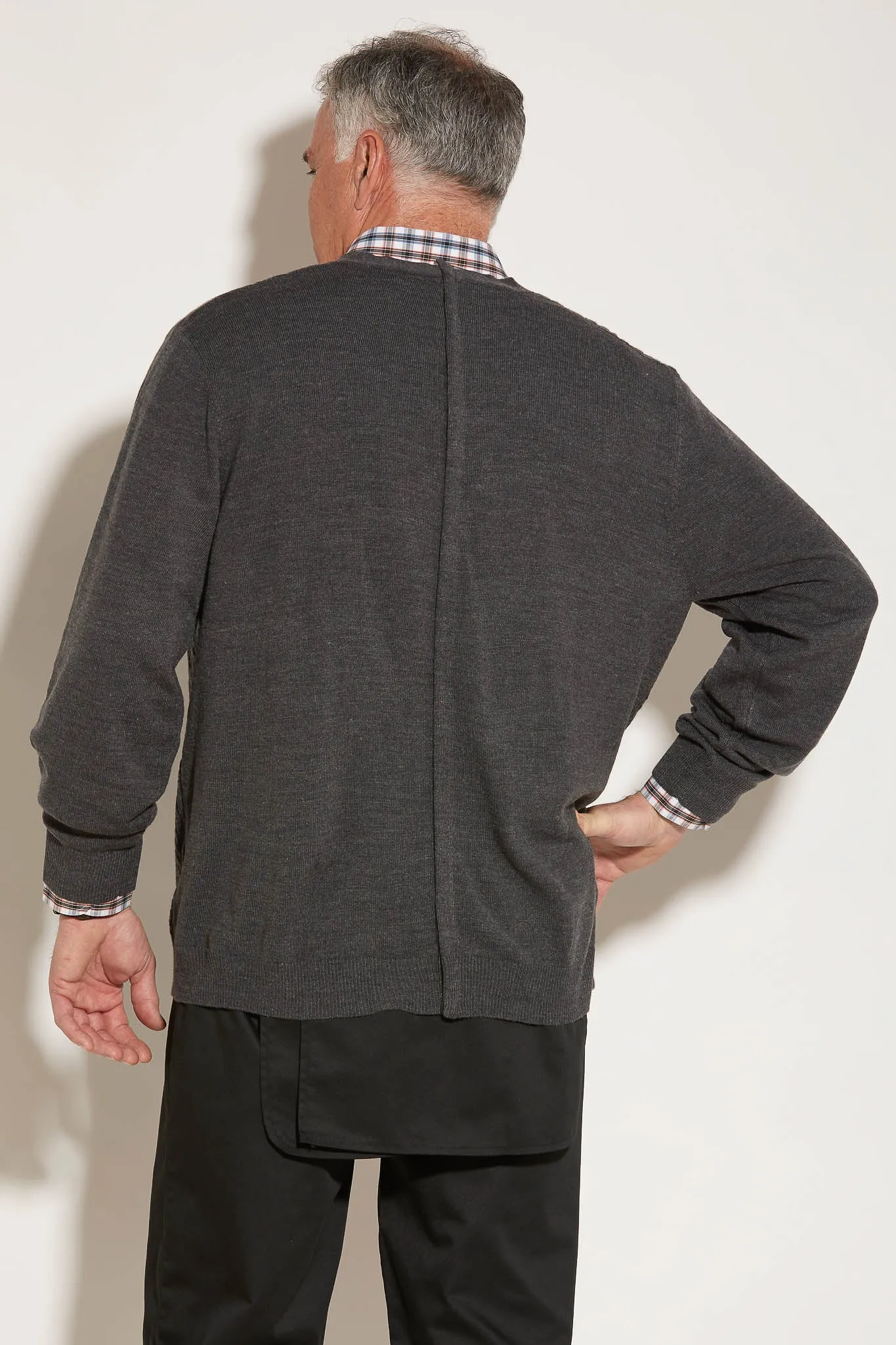 Adaptive Cardigan - Heritage | Grey