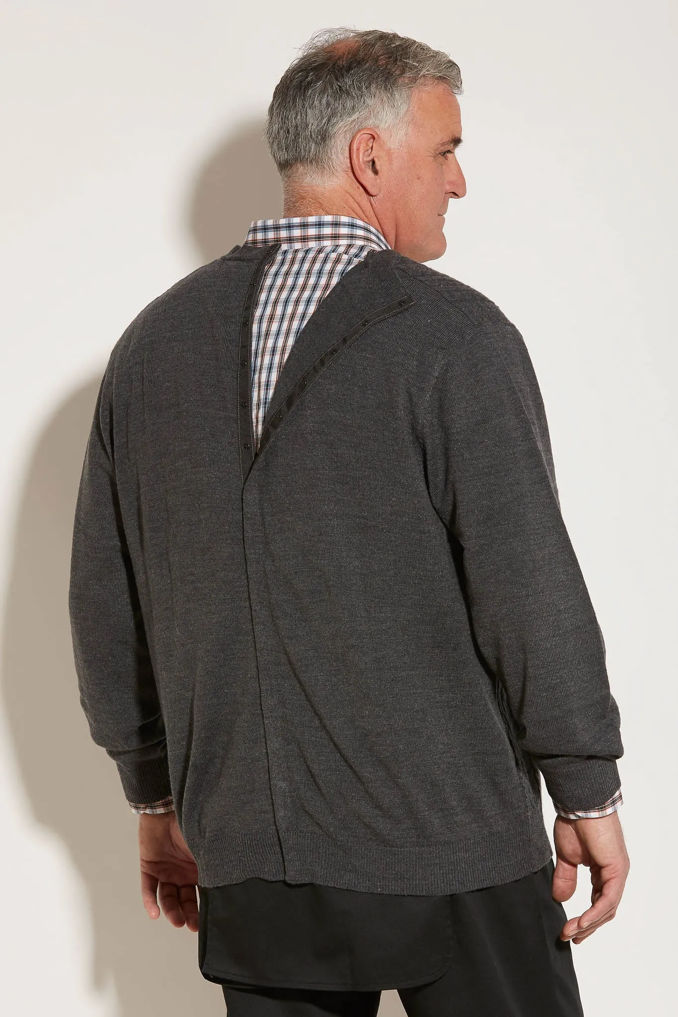 Adaptive Cardigan - Heritage | Grey