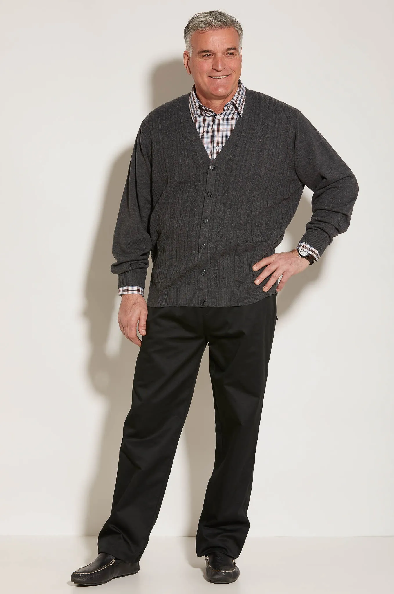 Adaptive Cardigan - Heritage | Grey