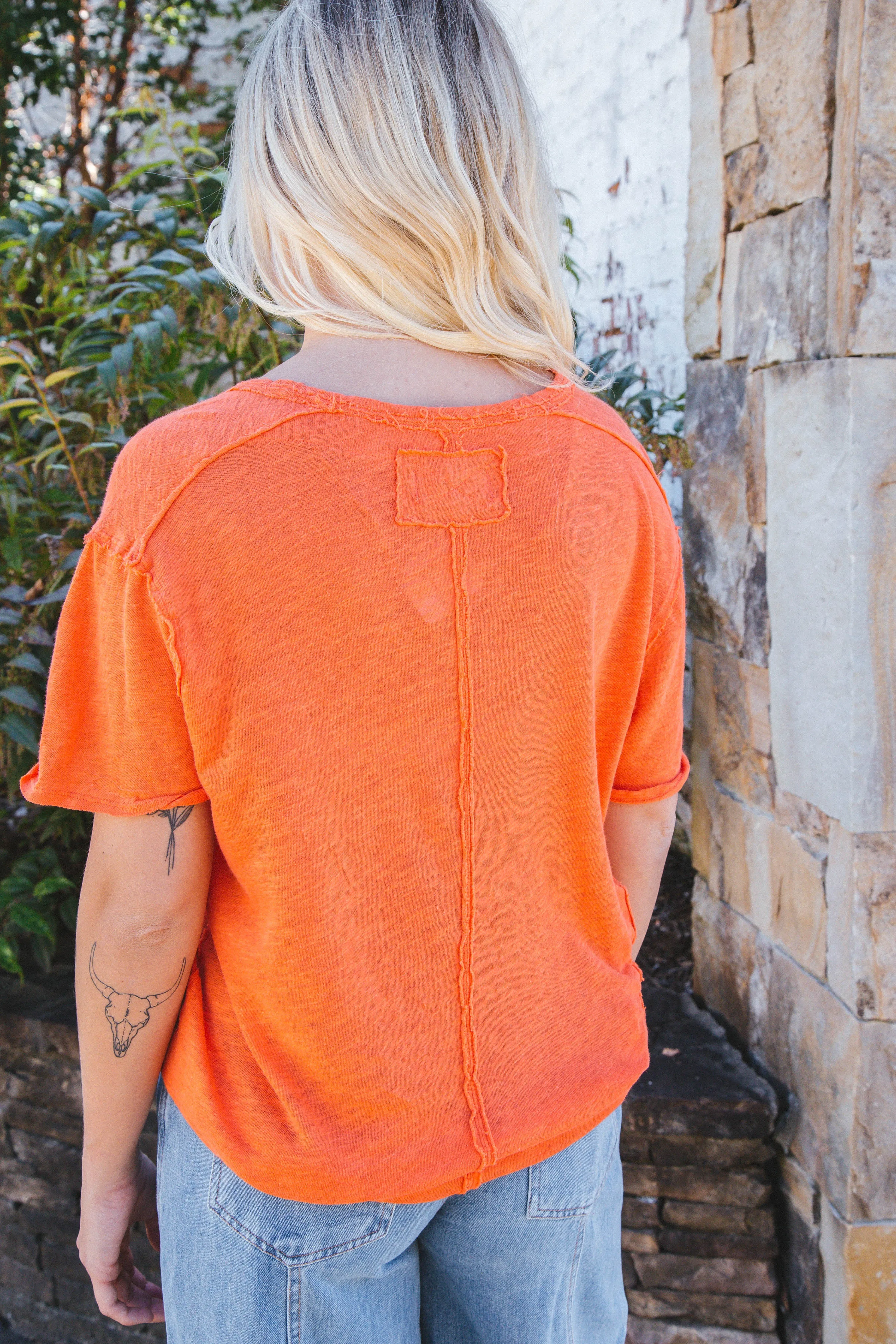 All I Need Tee, Mandarin Red | Free People
