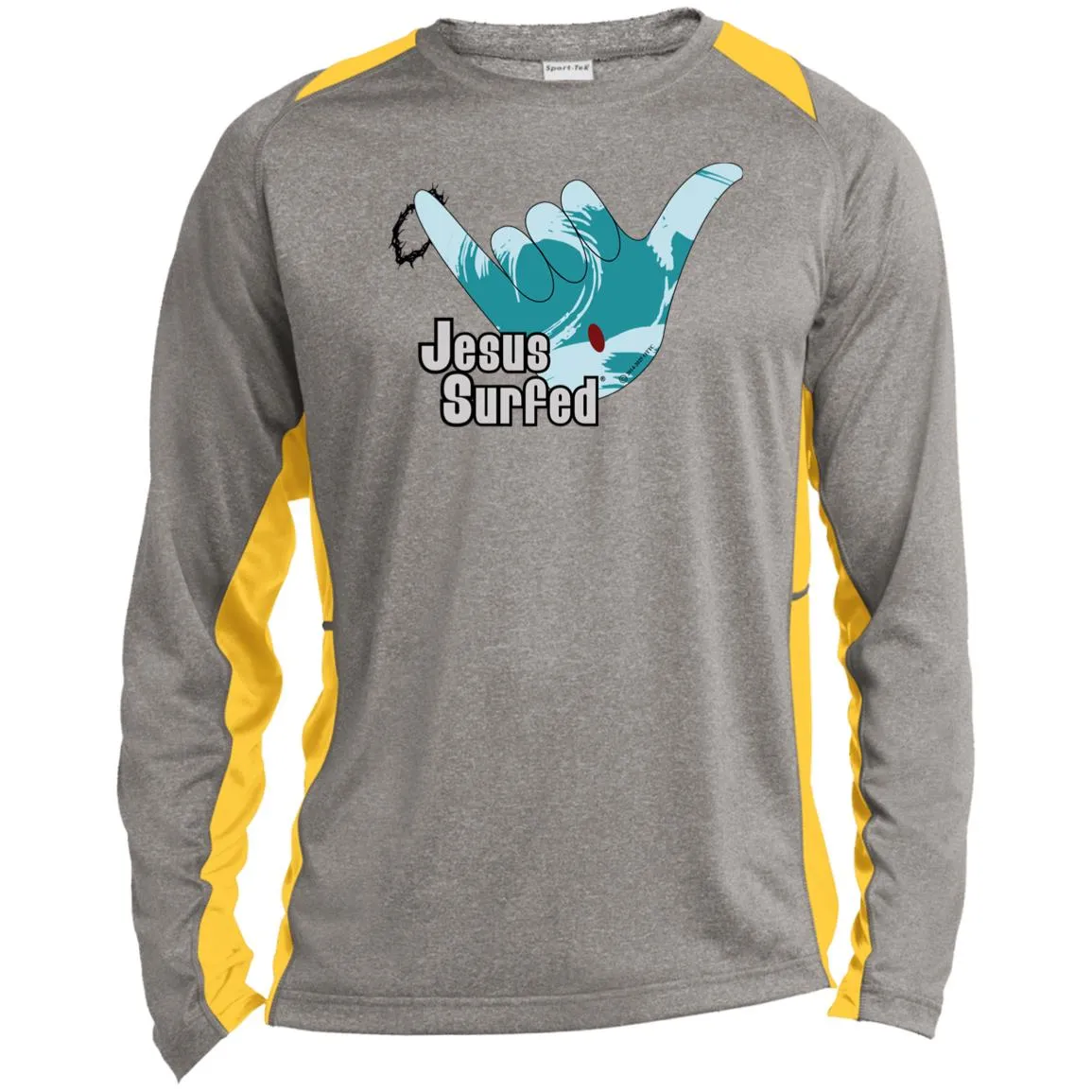 Aloha Spirit - Men's Long Sleeve Colorblock Tee