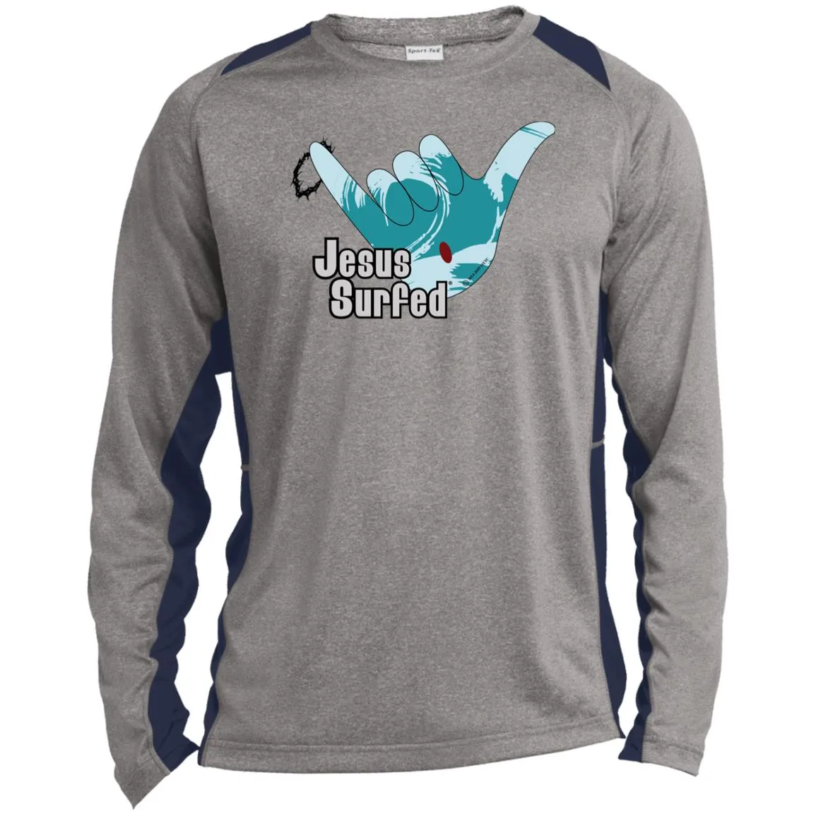 Aloha Spirit - Men's Long Sleeve Colorblock Tee