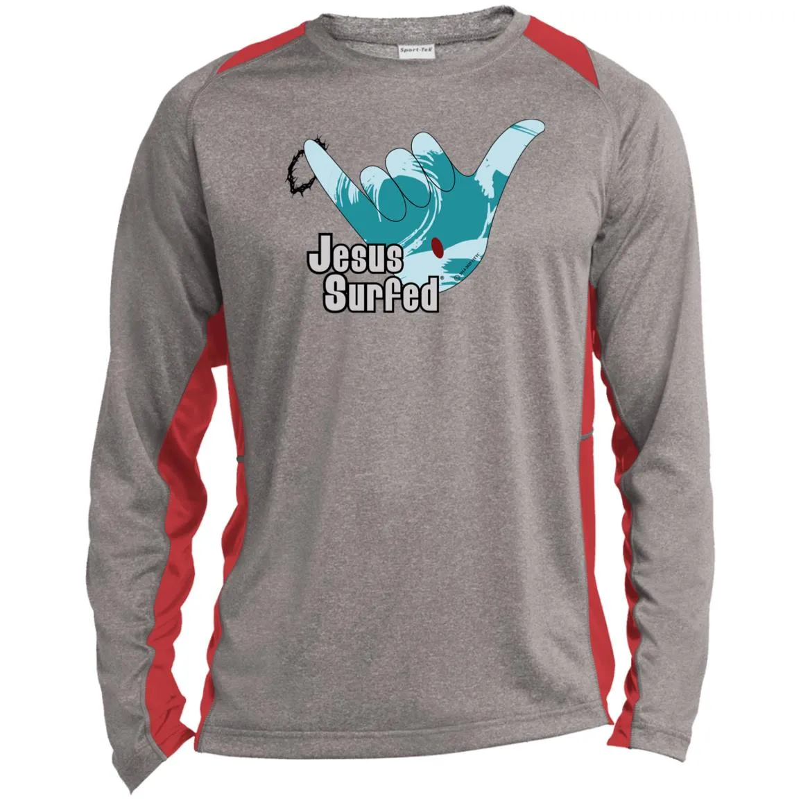 Aloha Spirit - Men's Long Sleeve Colorblock Tee