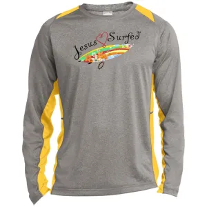 AO's Heart - Men's Long Sleeve Colorblock Tee
