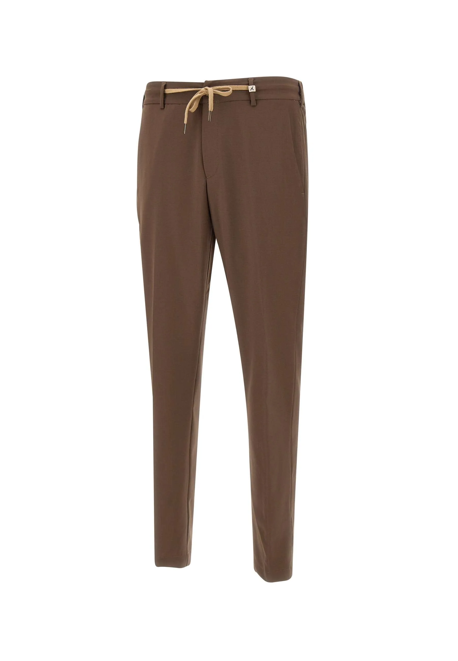 Apollo Wool Blend Trousers in Tobacco