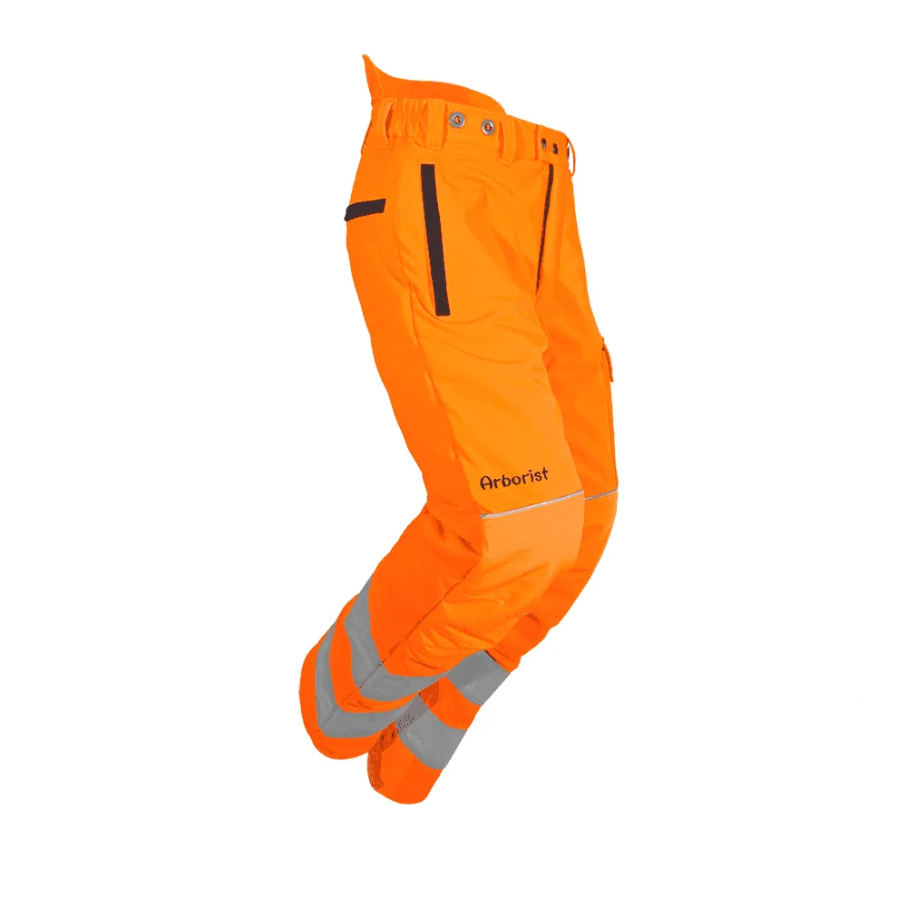 Arborist Rail Chainsaw Trousers Orange Type C
