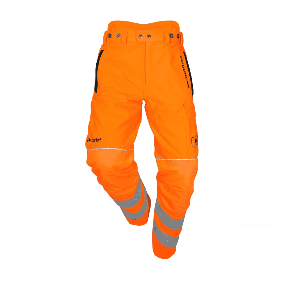 Arborist Rail Chainsaw Trousers Orange Type C
