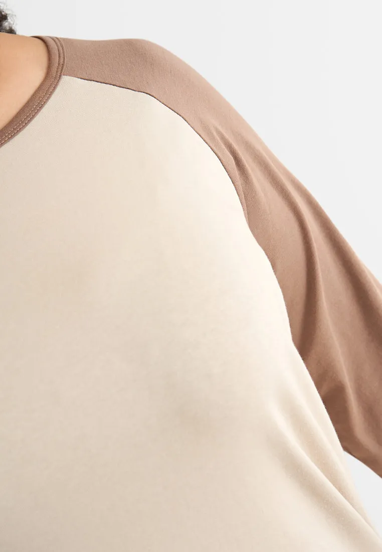 Bay Color Block Raglan Tee