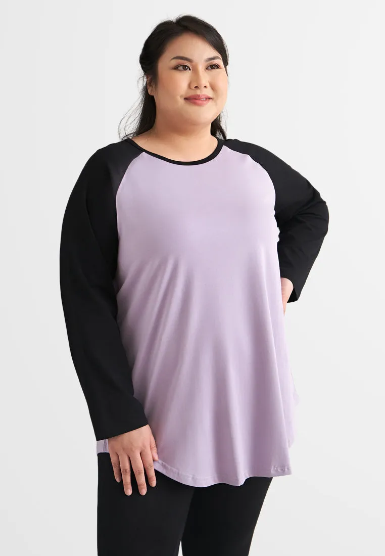 Bay Color Block Raglan Tee
