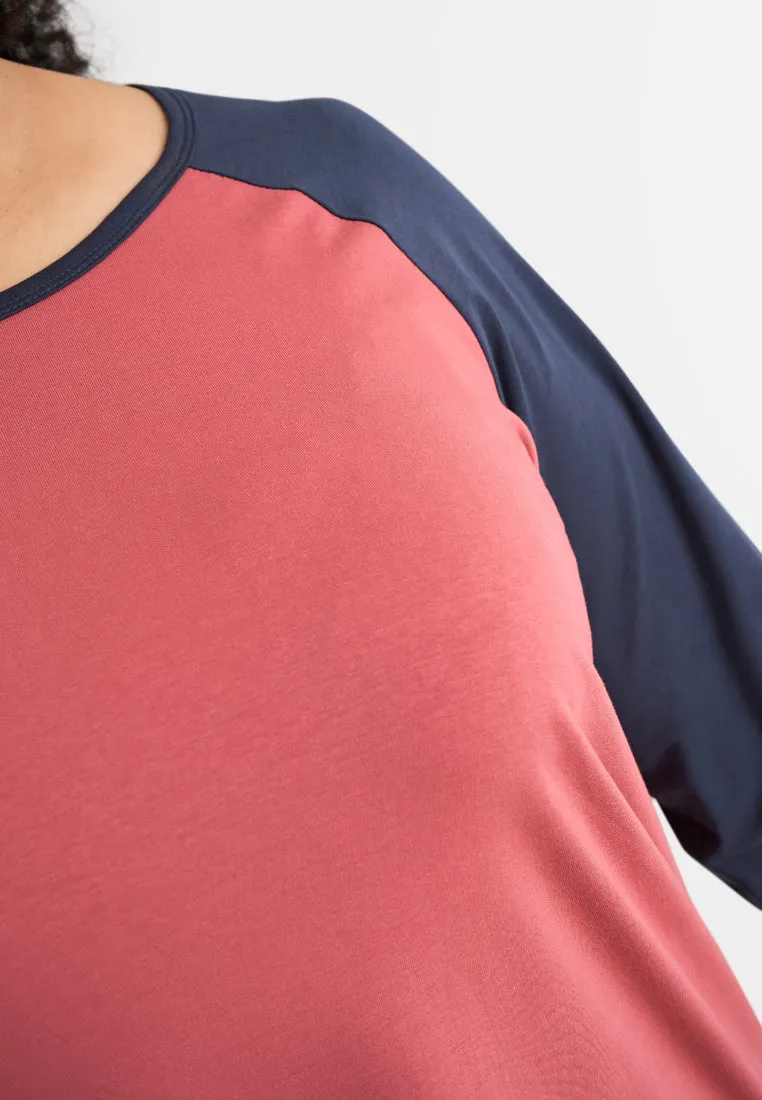 Bay Color Block Raglan Tee