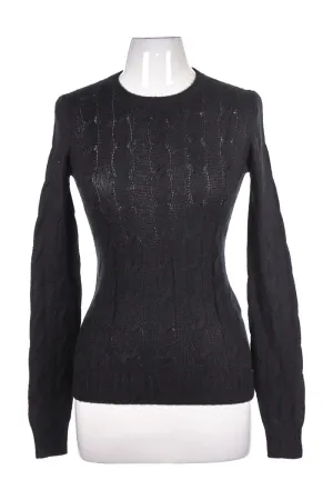 Black Cable Knit Sweater
