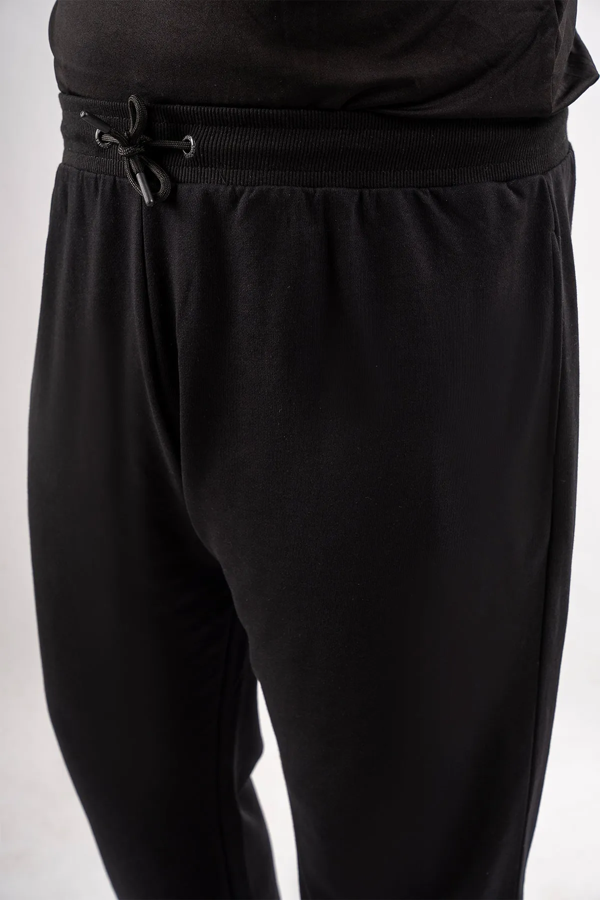 Black Loose Fit Trousers (Plus Size) - S24 - MTR110P