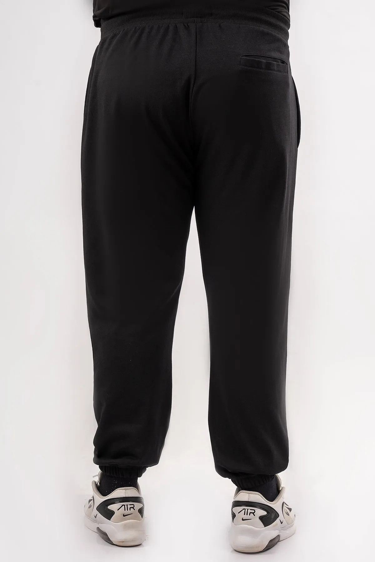Black Loose Fit Trousers (Plus Size) - S24 - MTR110P