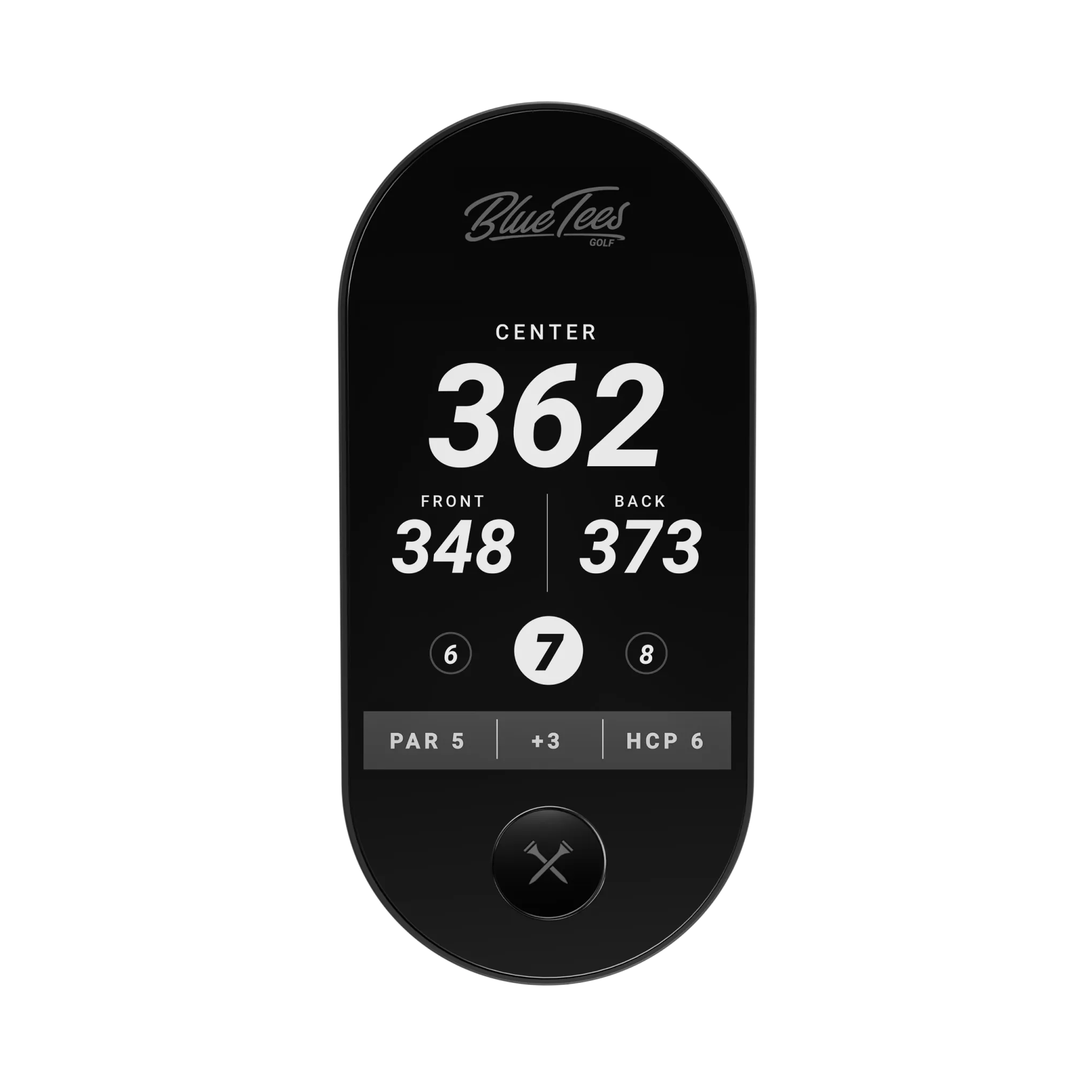Blue Tees Ringer Handheld Golf GPS Device
