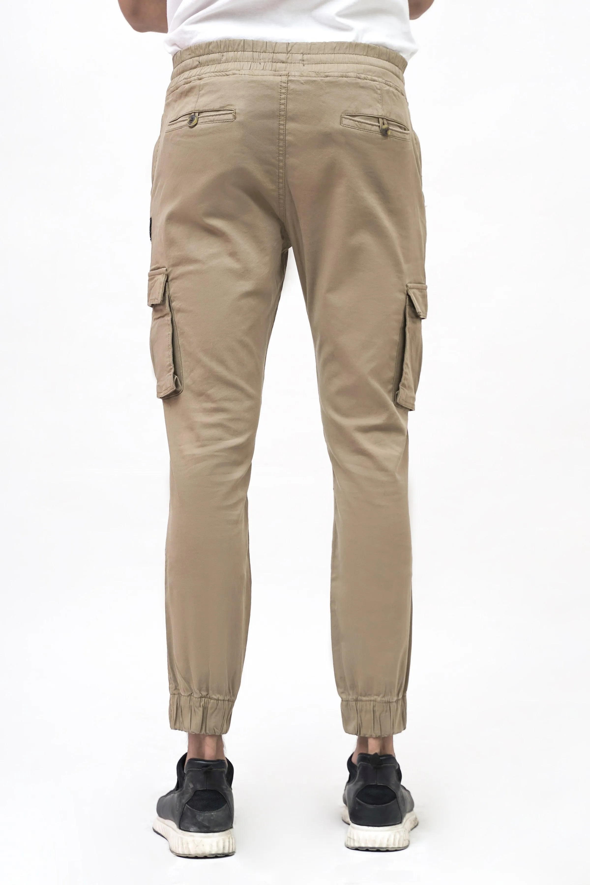 CARGO JOGGER SLIM FIT DARK KHAKI TROUSER
