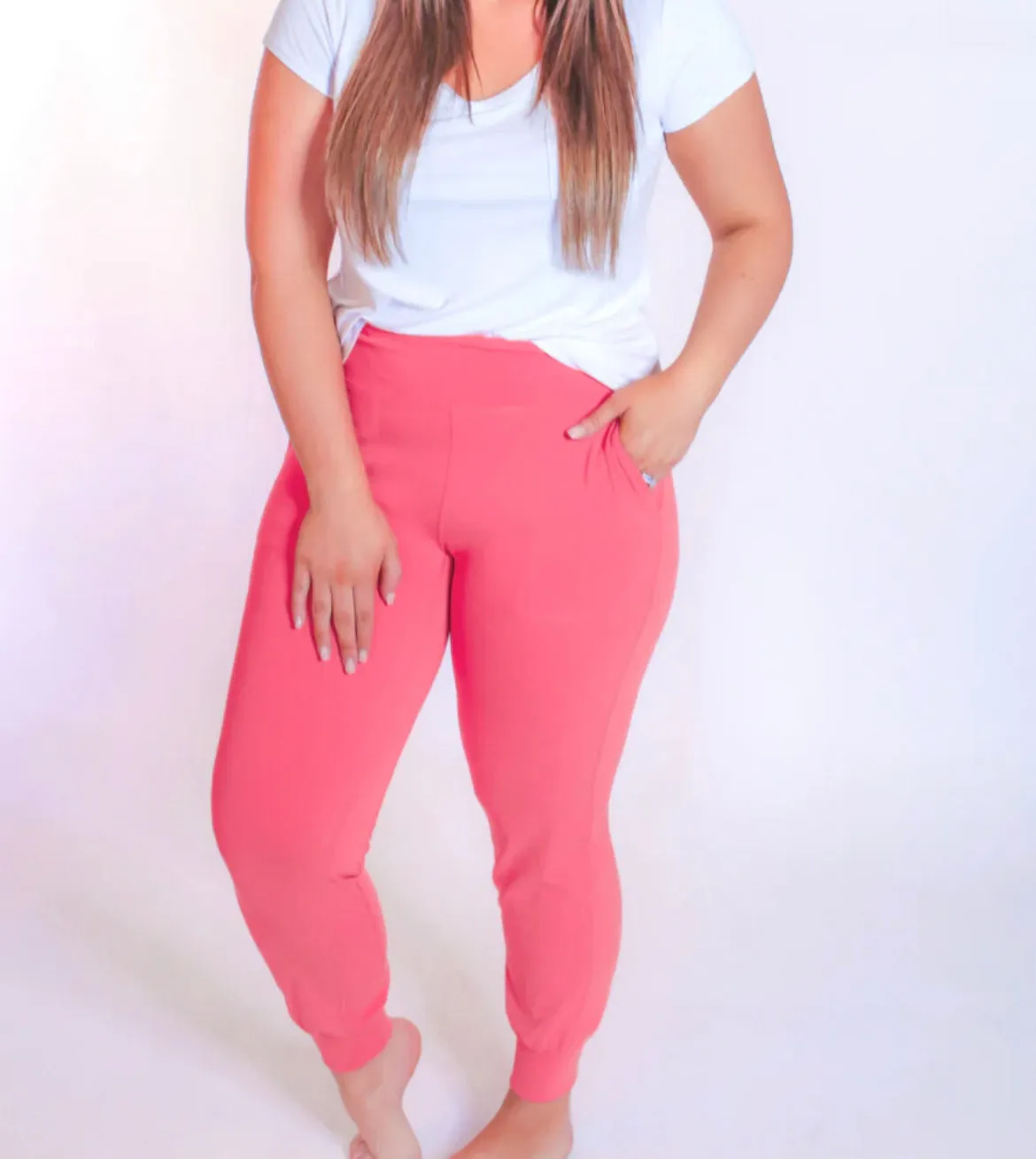 Coral Raise The Bar Joggers