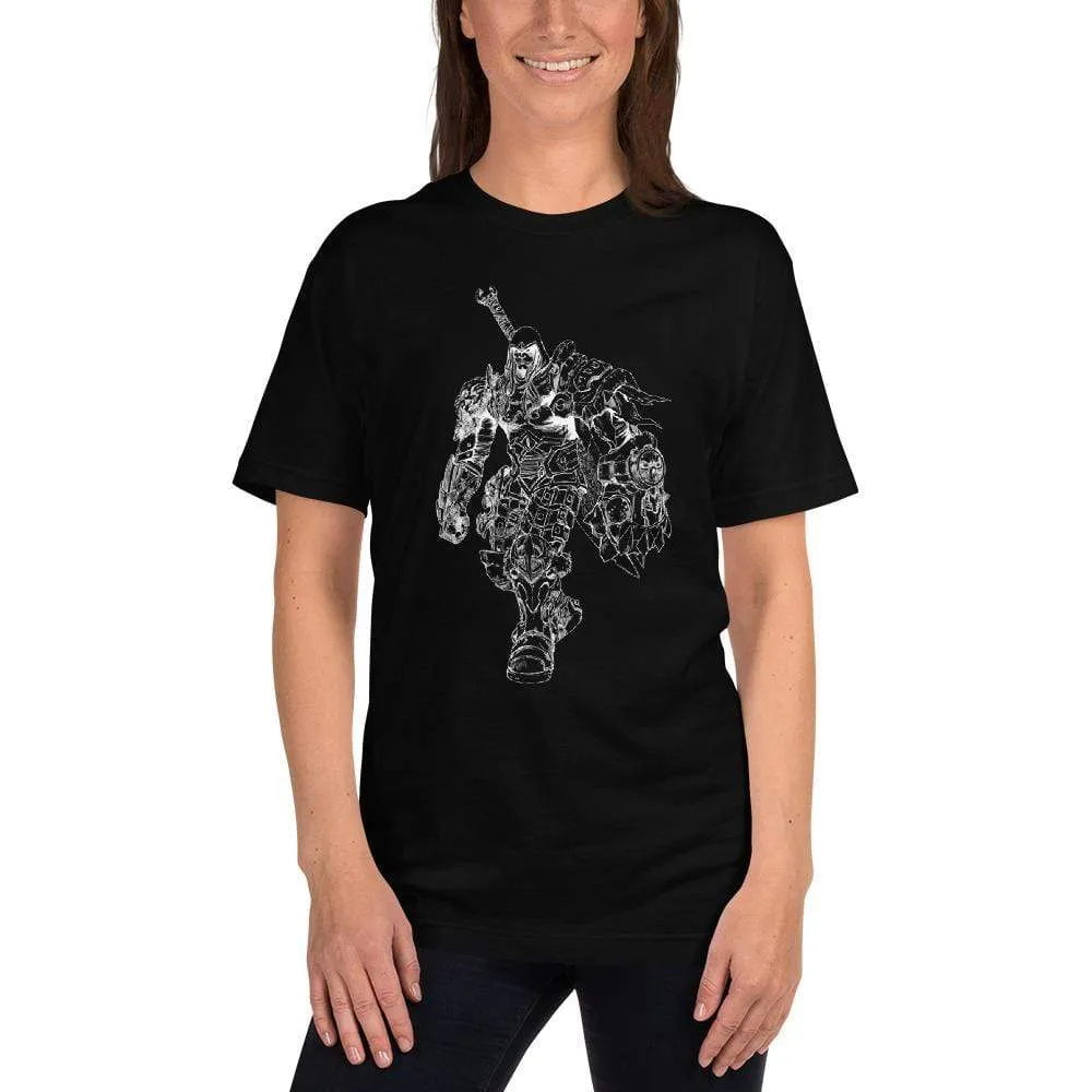 Darksiders War Line Art Fitted