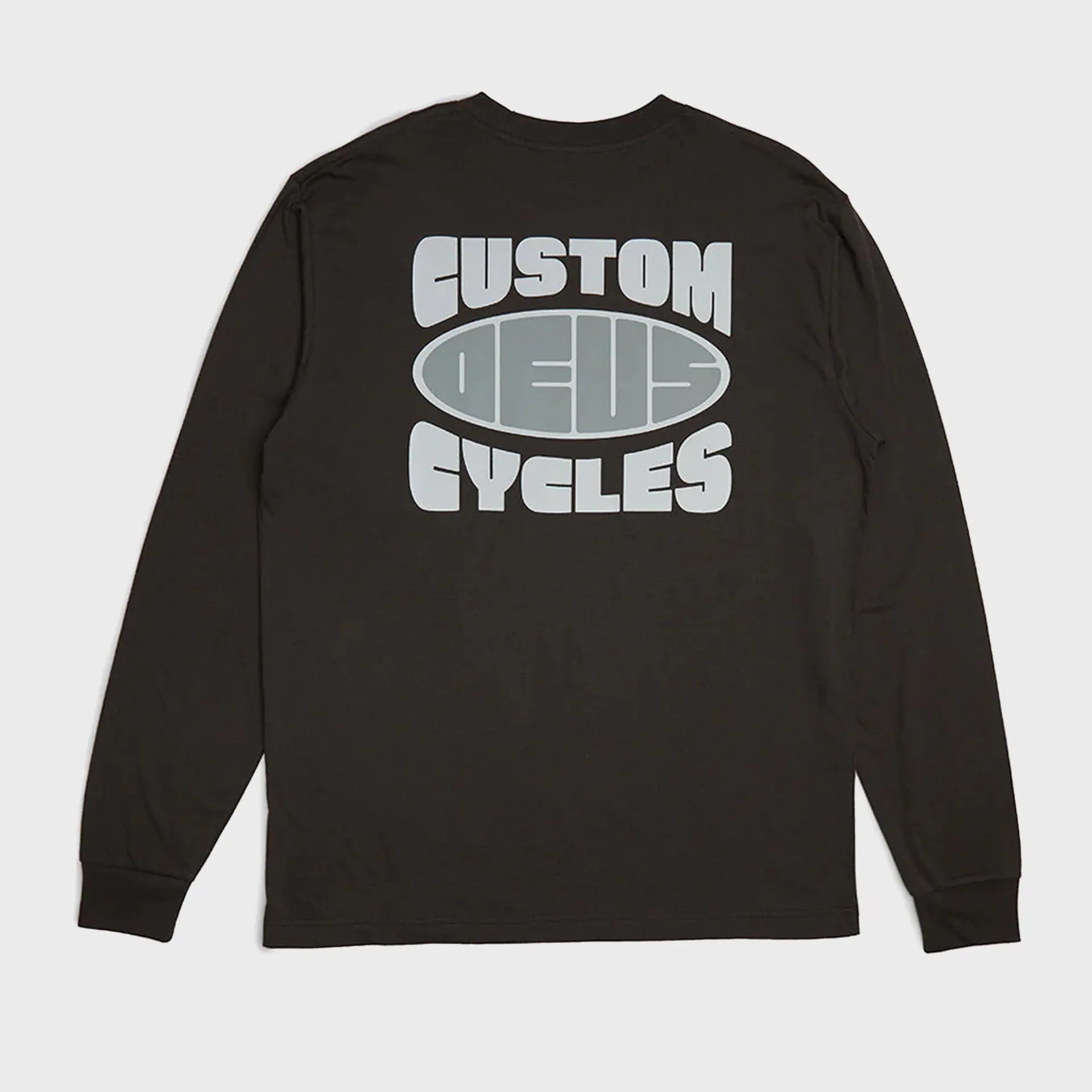 Deus Eclipse Mens L/S T-Shirt - Anthracite