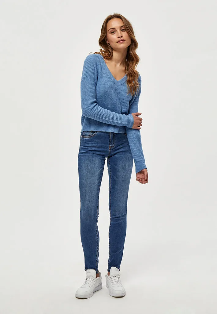 DSLola MW Jeans - Light Blue Wash