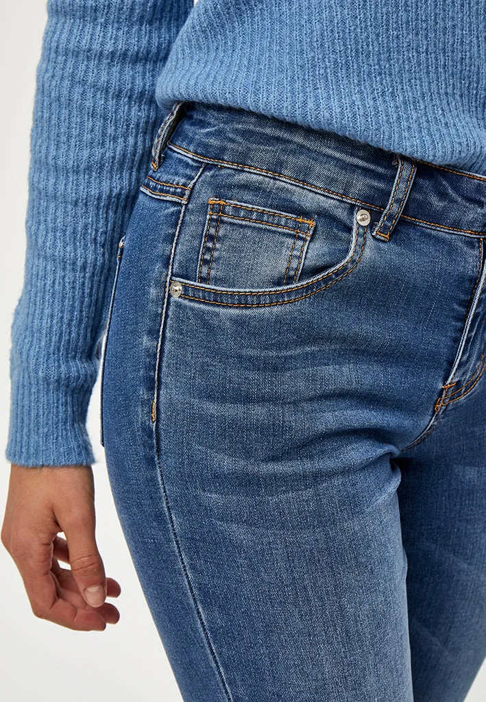 DSLola MW Jeans - Light Blue Wash