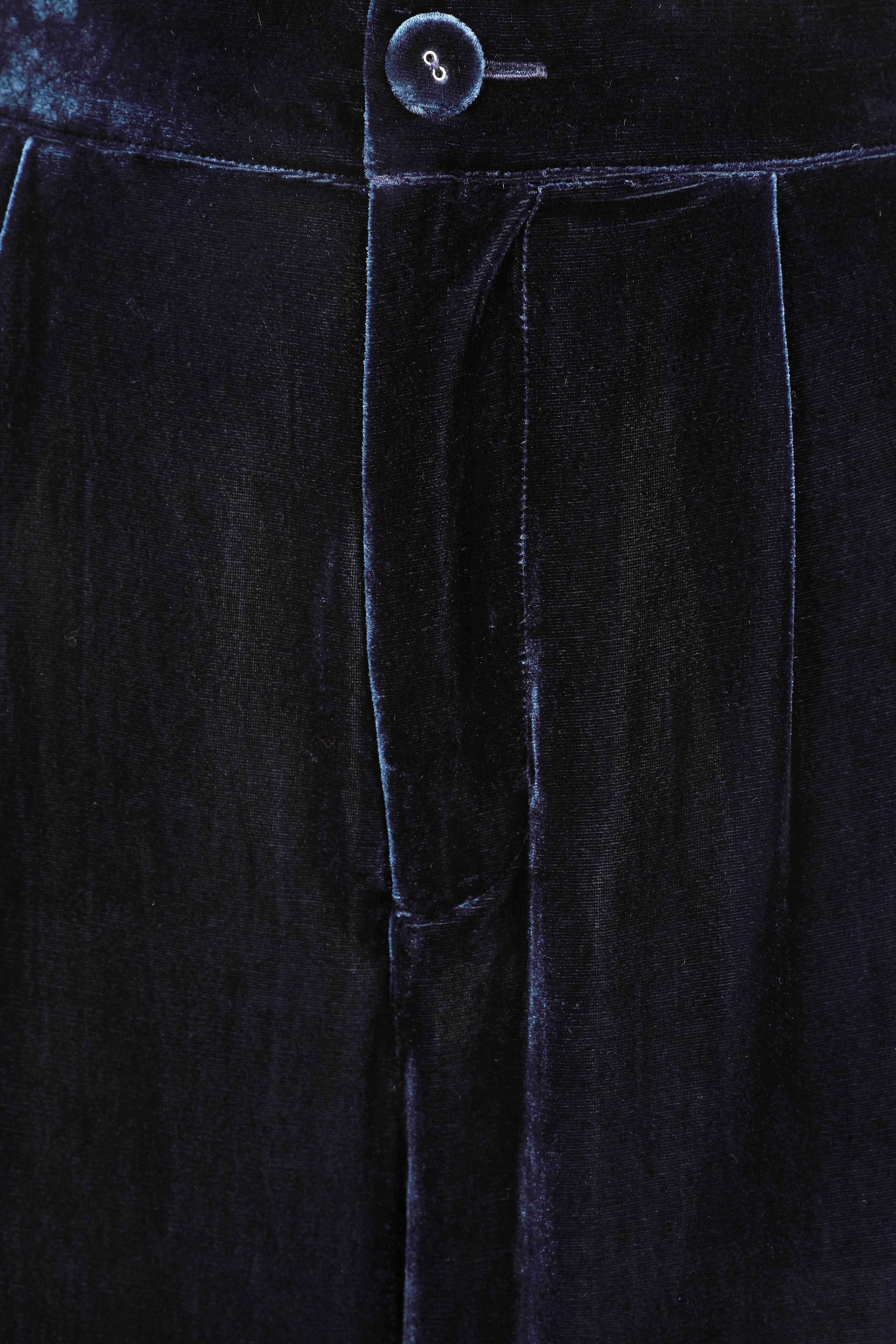 Dublin Trousers Navy Velvet