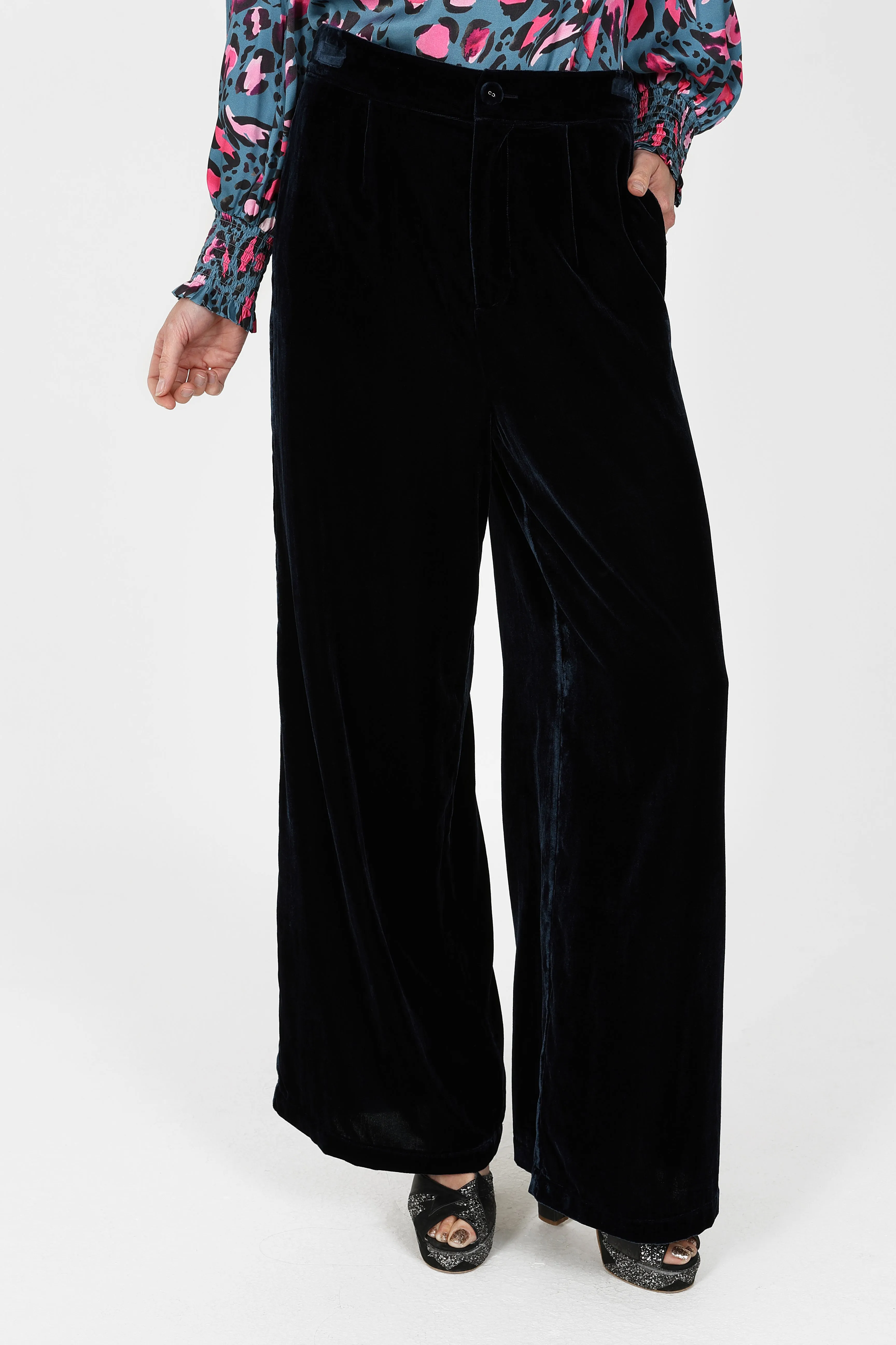 Dublin Trousers Navy Velvet