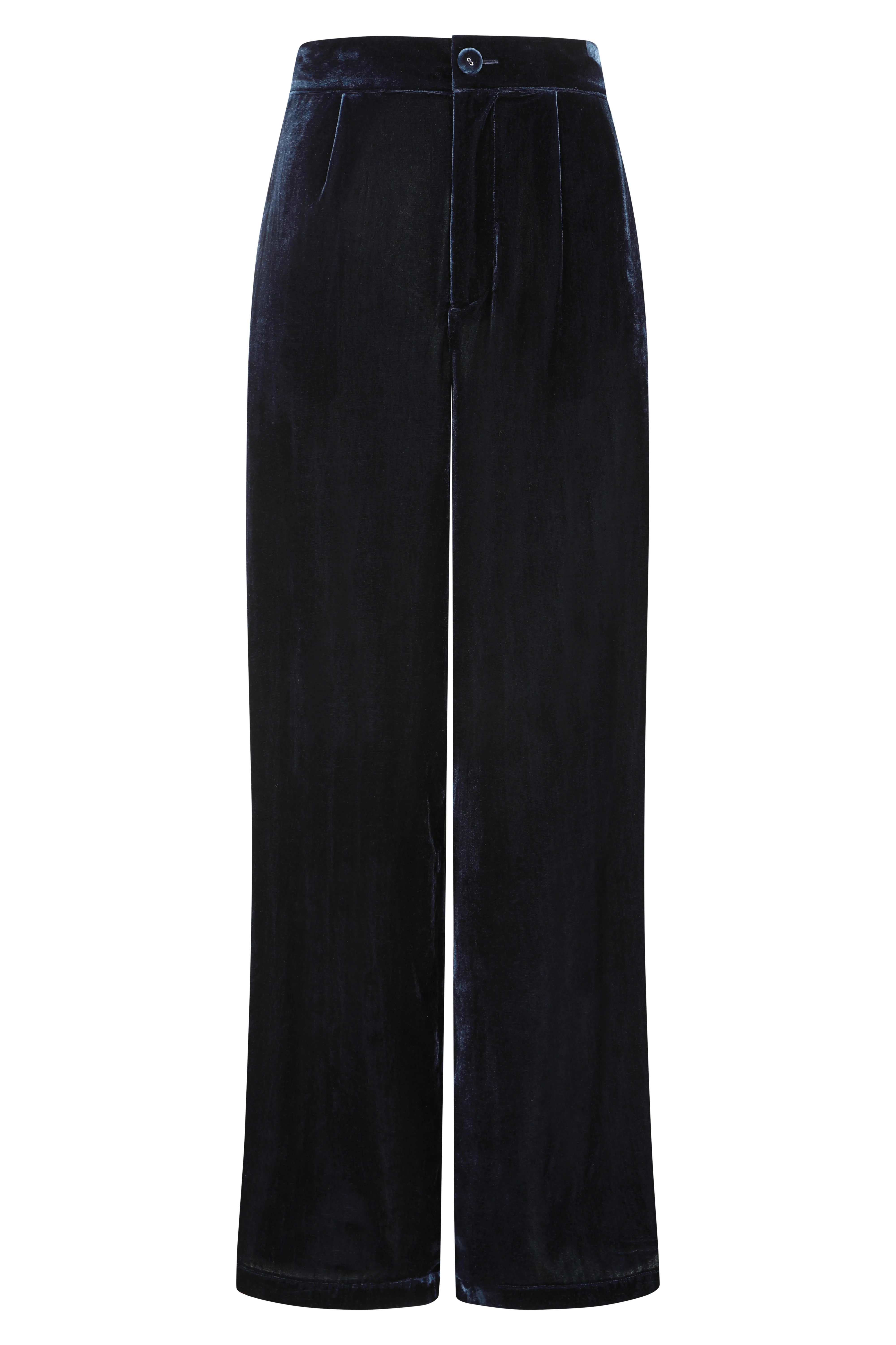 Dublin Trousers Navy Velvet