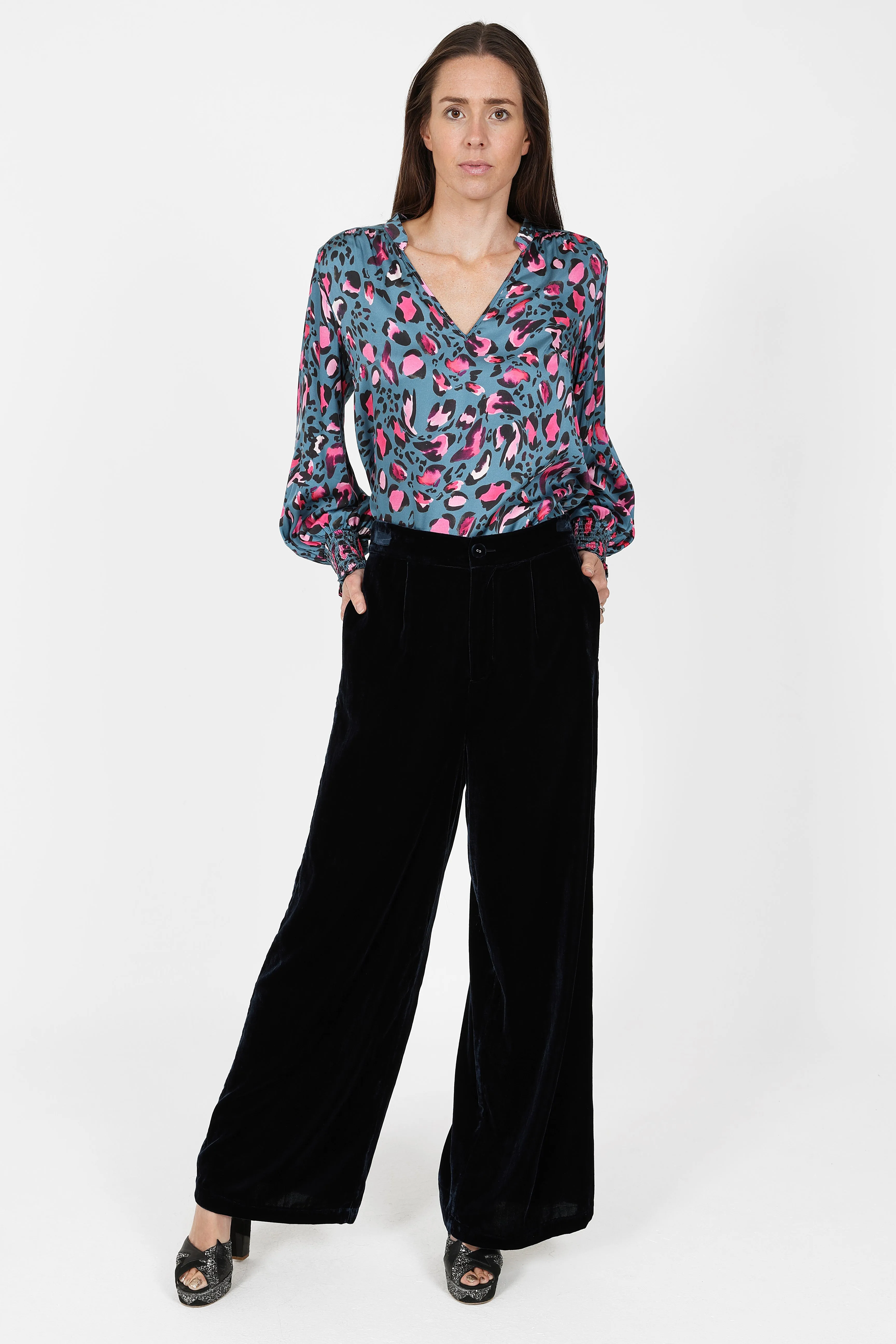 Dublin Trousers Navy Velvet