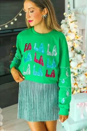 Fa La La Sequins Sweater