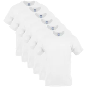 Gildan Men's Crew T-Shirts, Multipack, Style G1100, White (6-Pack), Large