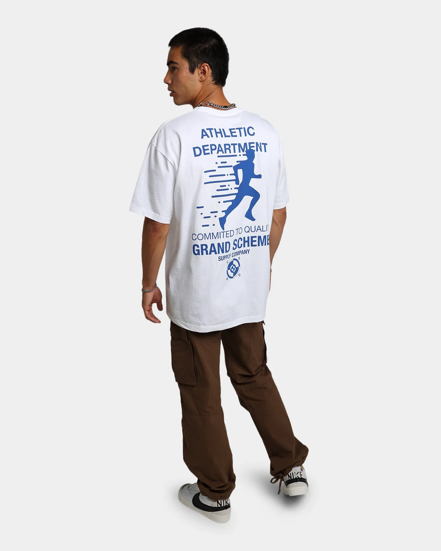Grand Scheme Athletic Department T-Shirt White