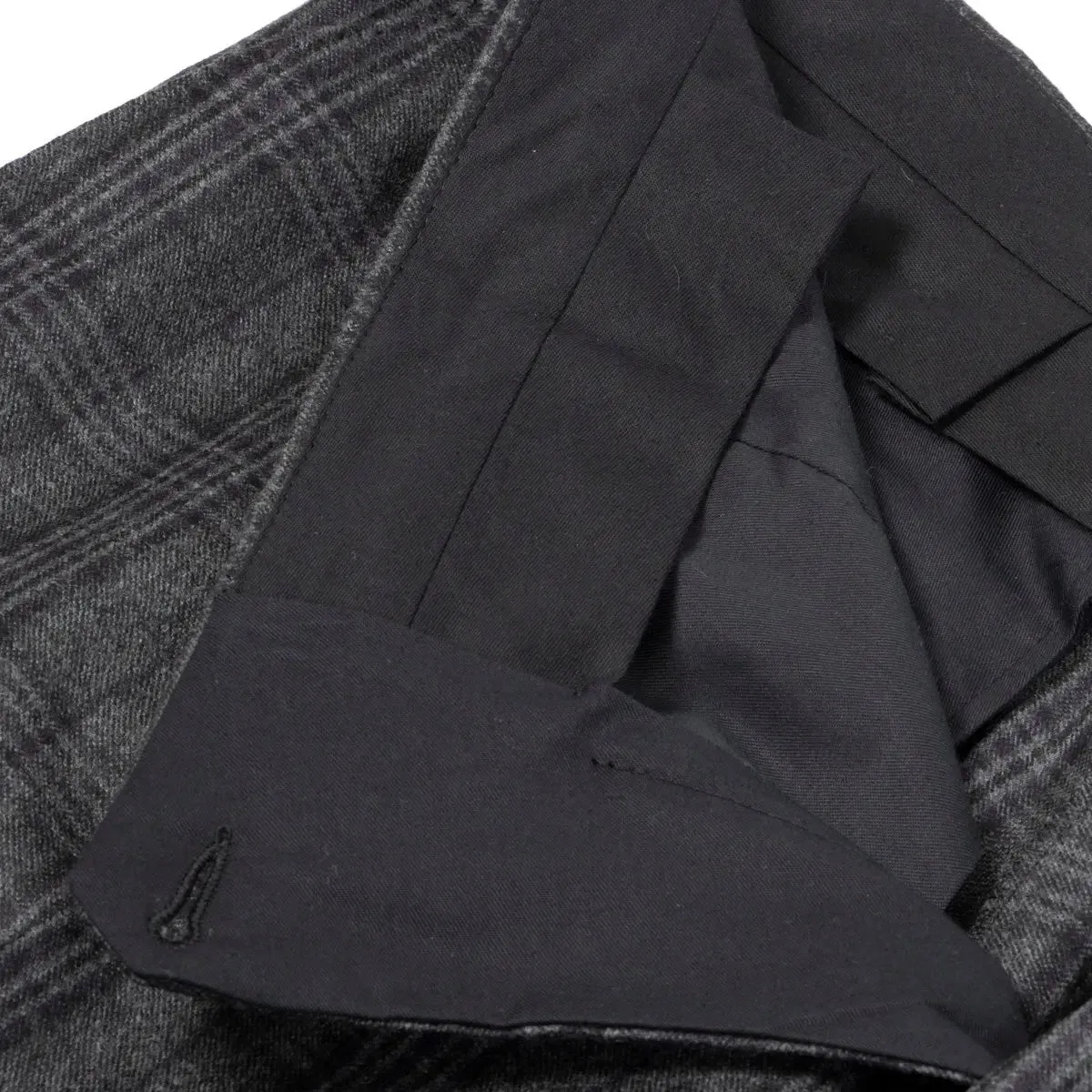 Grey and Purple Check Virgin Wool Suit