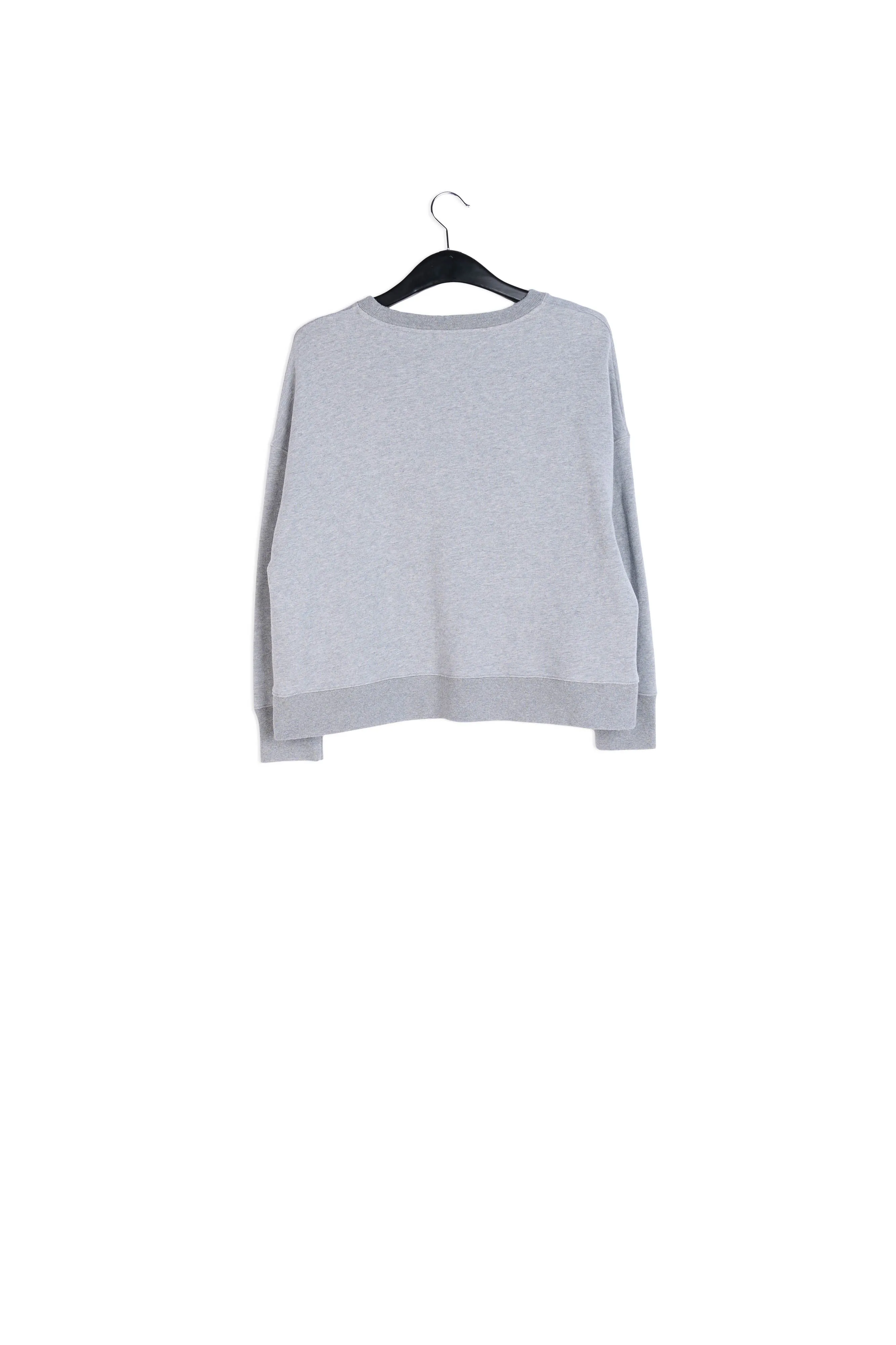 Grey sweater with silver sequins