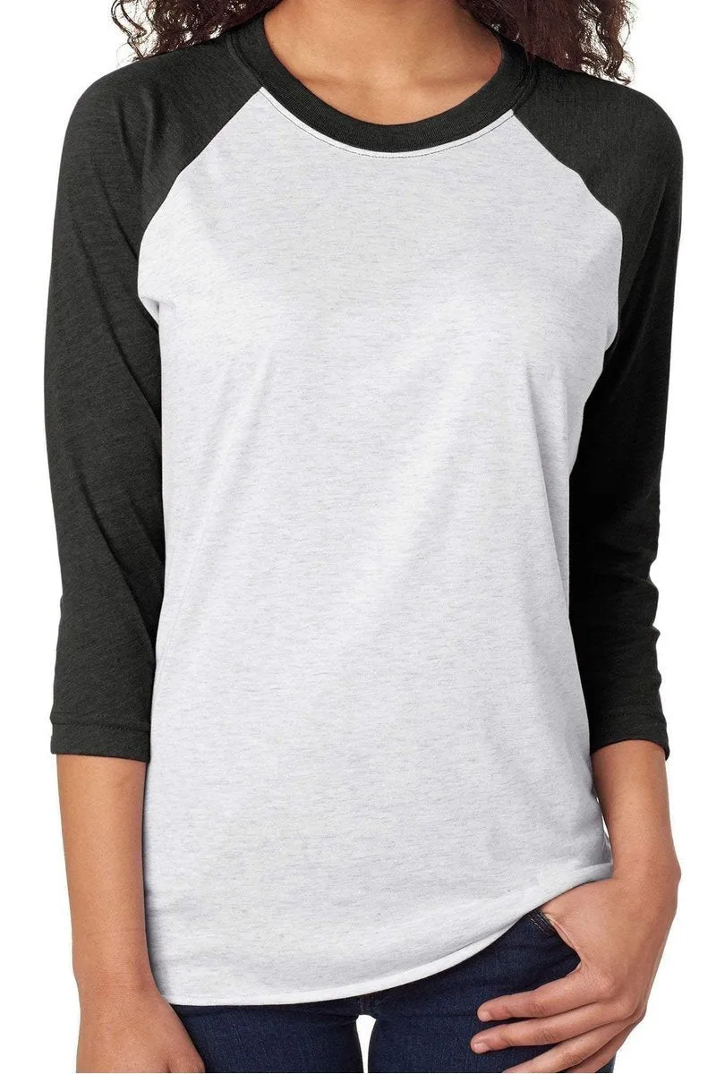 Happy Halloween Jack-O-Leopard Tri-Blend Unisex 3/4 Raglan