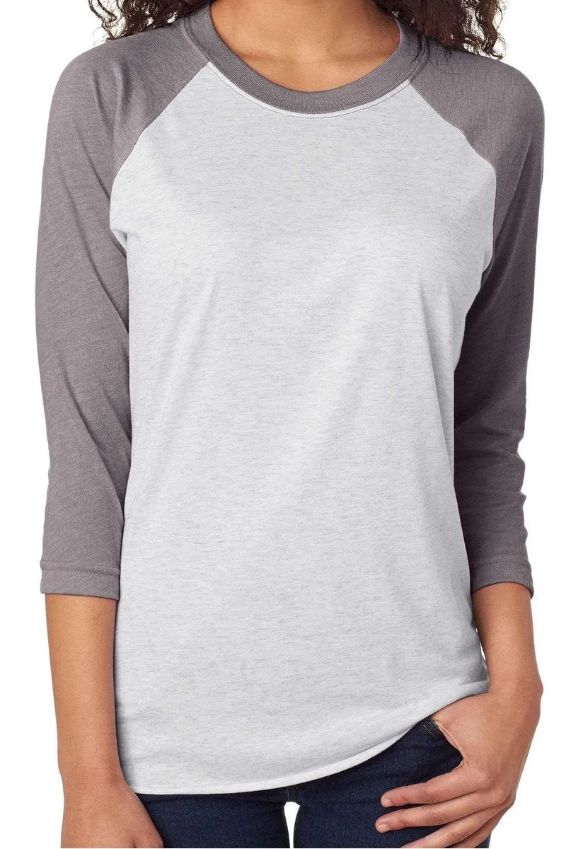 Happy Halloween Jack-O-Leopard Tri-Blend Unisex 3/4 Raglan