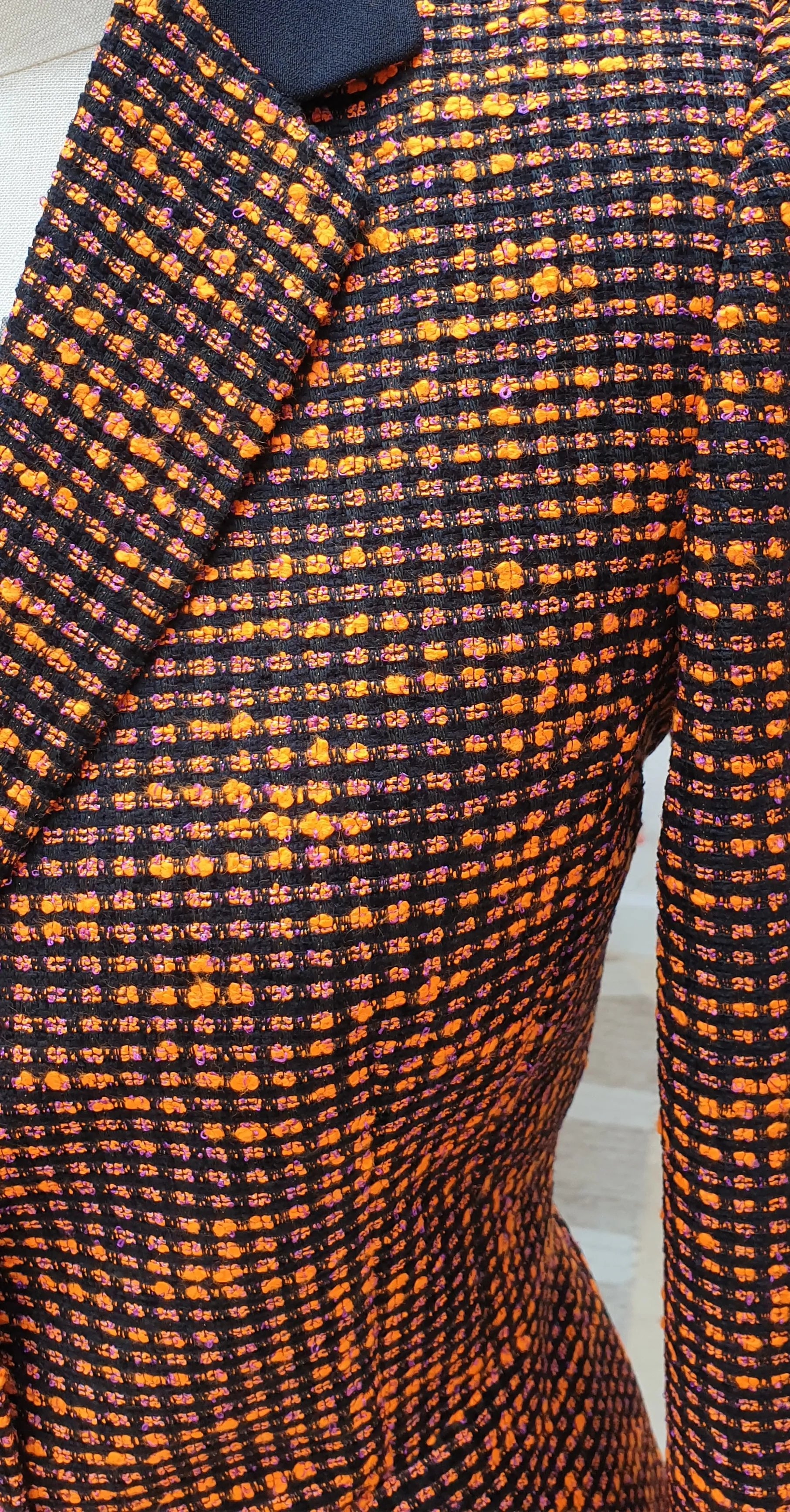 Henley Jacket JKT170B Orange Metallic Tweed