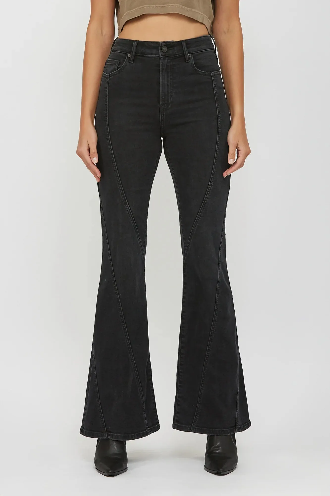 Hidden Jeans - Fashion Seamed Flare