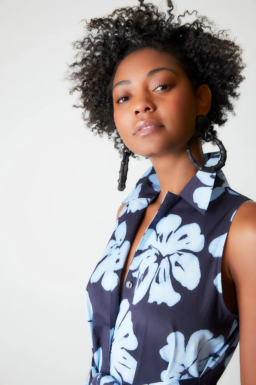 Hoshi Poplin Halter Shirtdress