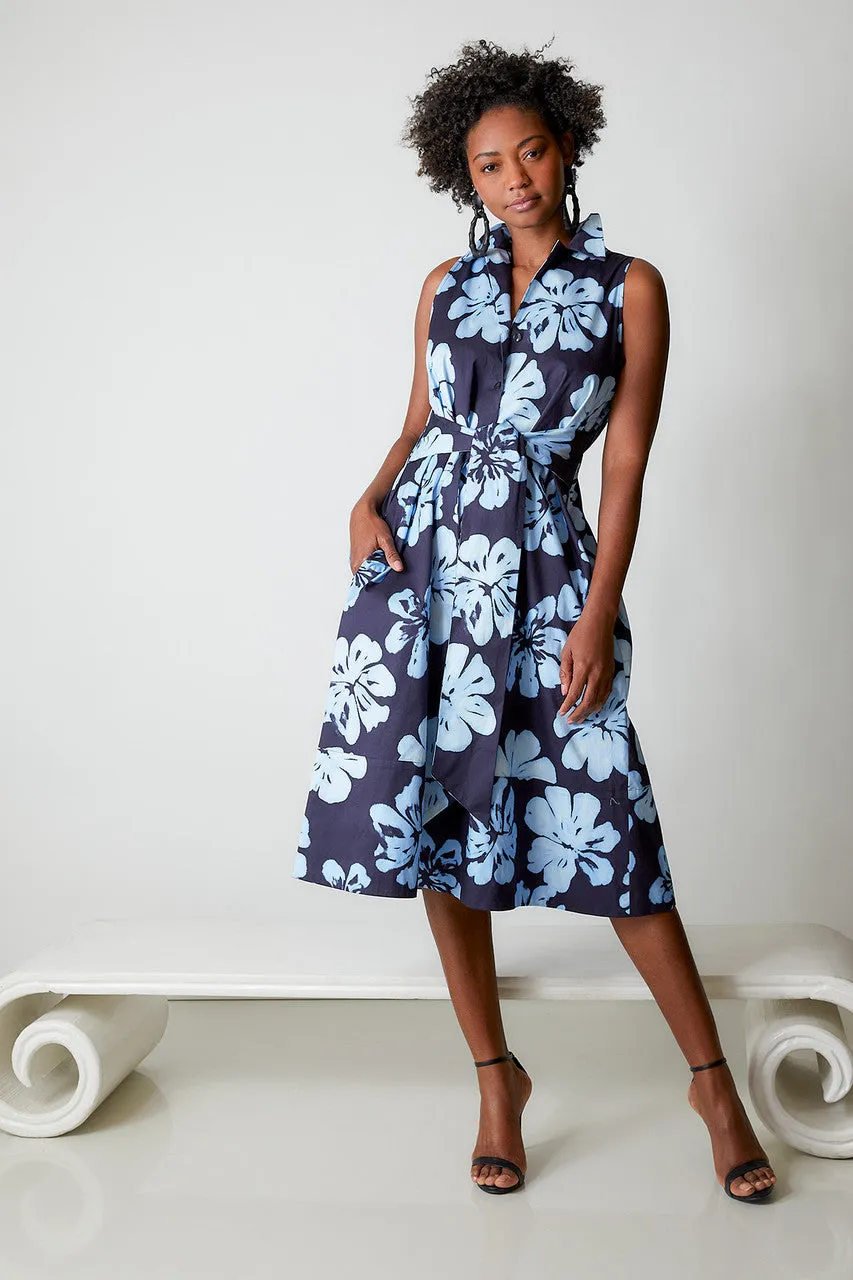 Hoshi Poplin Halter Shirtdress