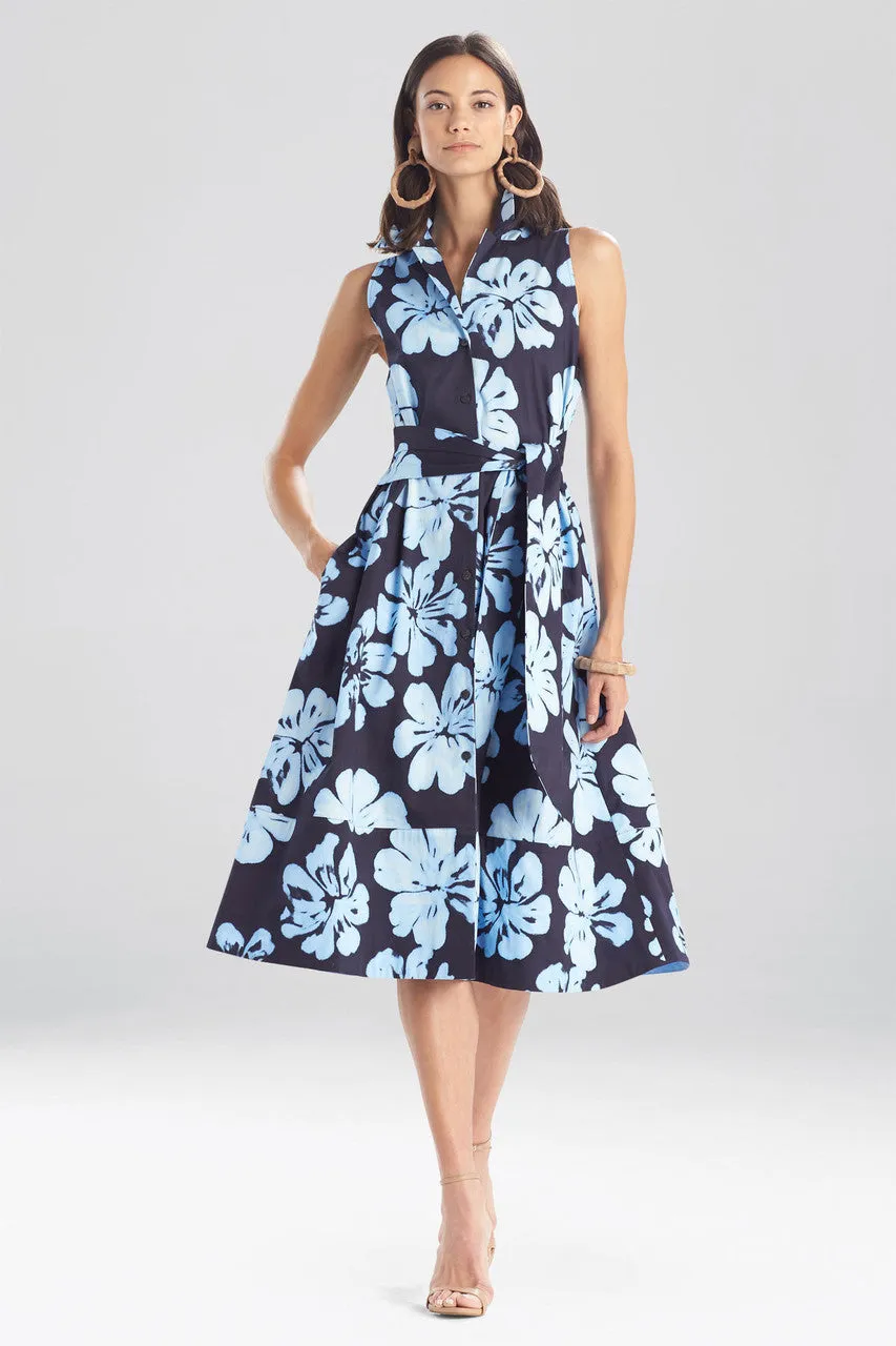 Hoshi Poplin Halter Shirtdress
