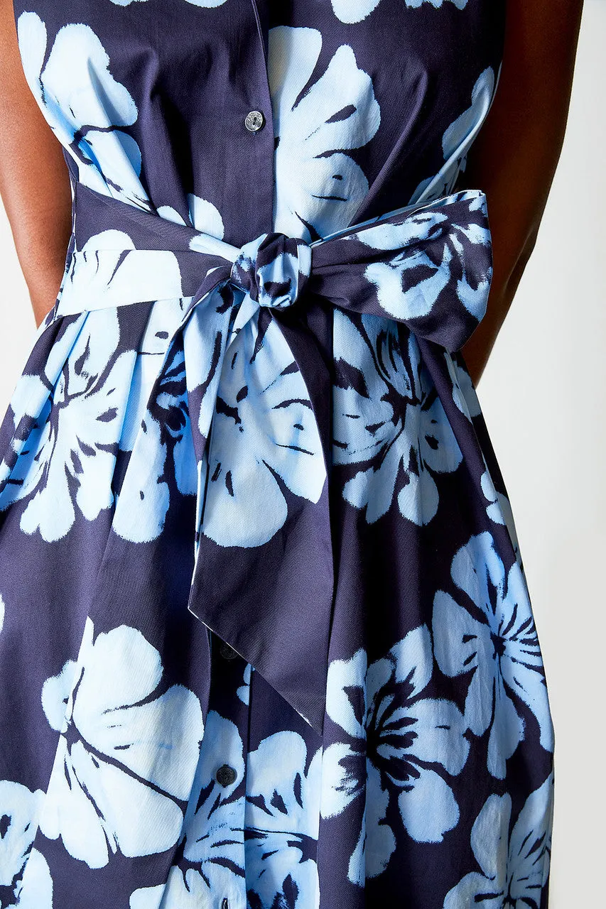 Hoshi Poplin Halter Shirtdress