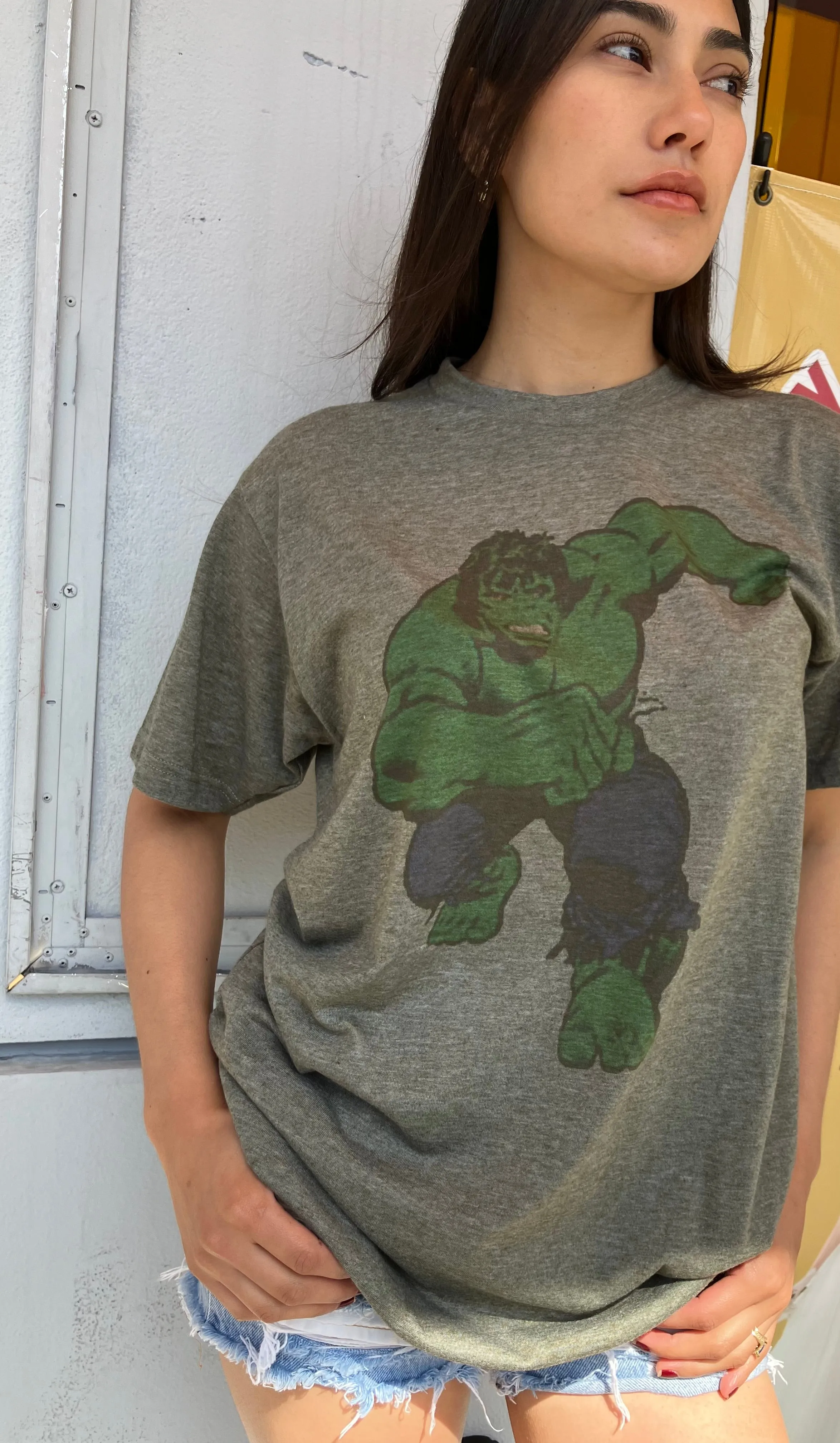 Hulk Comic Book Character Retro Vintage Graphic Design T-shirt