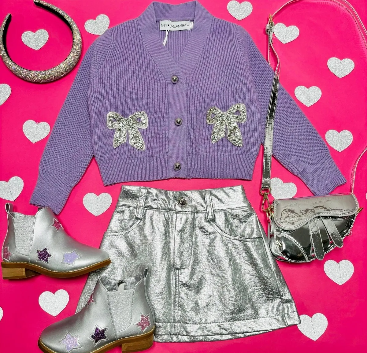 JOELLE BOW CARDIGAN
