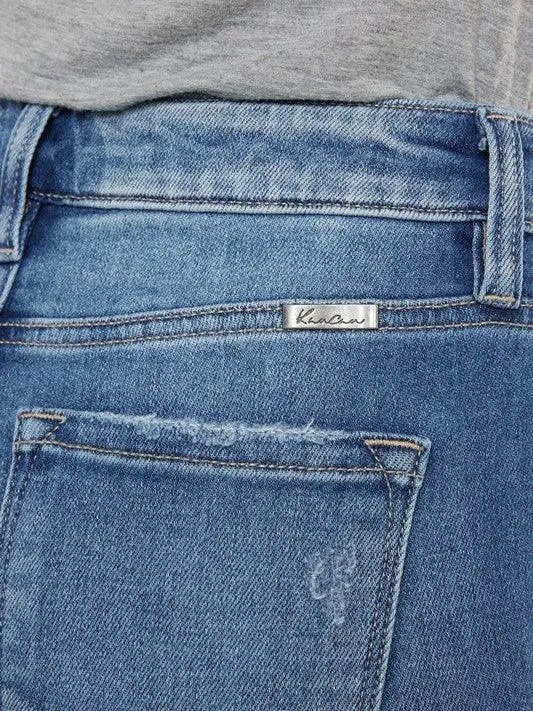 Kancan USA Fashionably Distressed High-Rise Skinny Jeans