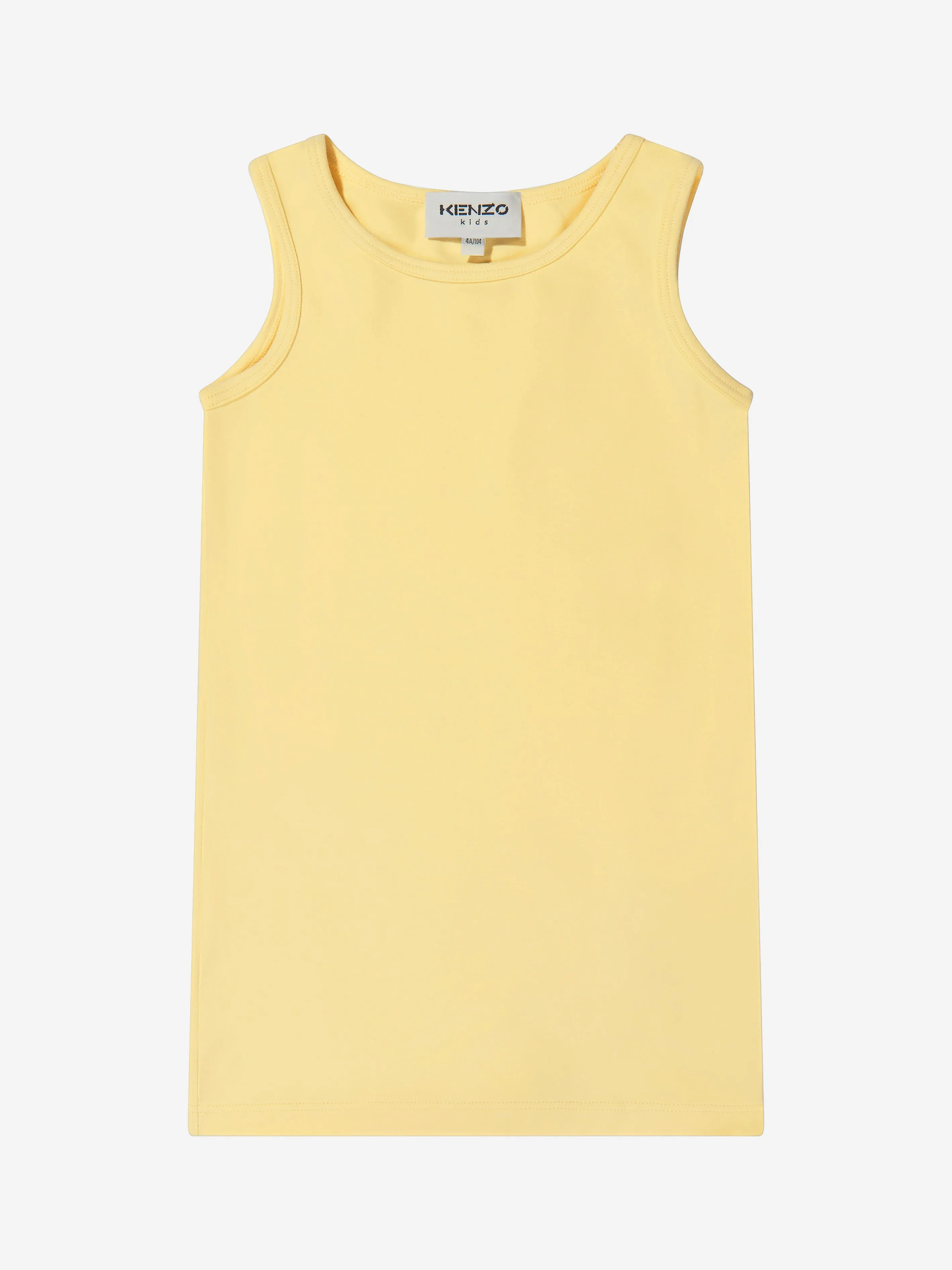 KENZO Girls Jersey And Mesh Tiger Dress