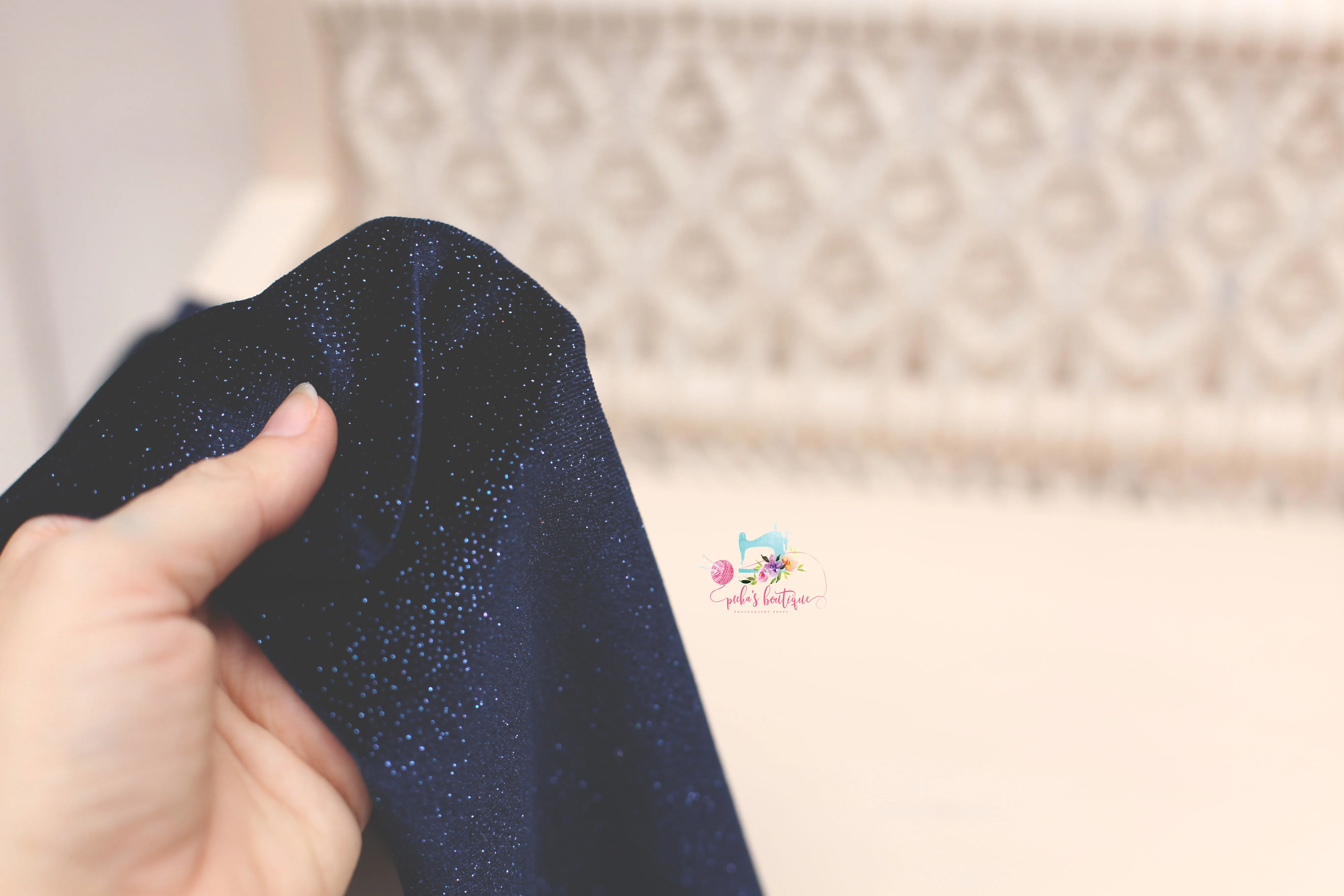 MADE TO ORDER- REVERSIBLE 2 Color- Glitter Velvet- NB Mattress COVER