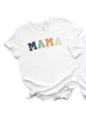 Mama Bold Boys Women's Graphic Tee, White