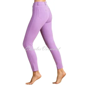 Marble 7/8th Ankle Grazer Slim Leg Jean - Style 2400-197 (Lavender)